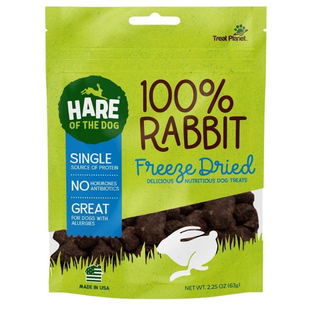 100% Rabbit Freeze Dried Dog Treats | Freeze Dried & Dehydrated Treats Dog Dog