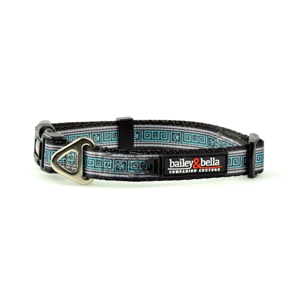 Adjustable Blue Squares Dog Collar | Collars, Leashes & Harnesses Collars, Leashes & Harnesses Collars, Leashes & Harnesses