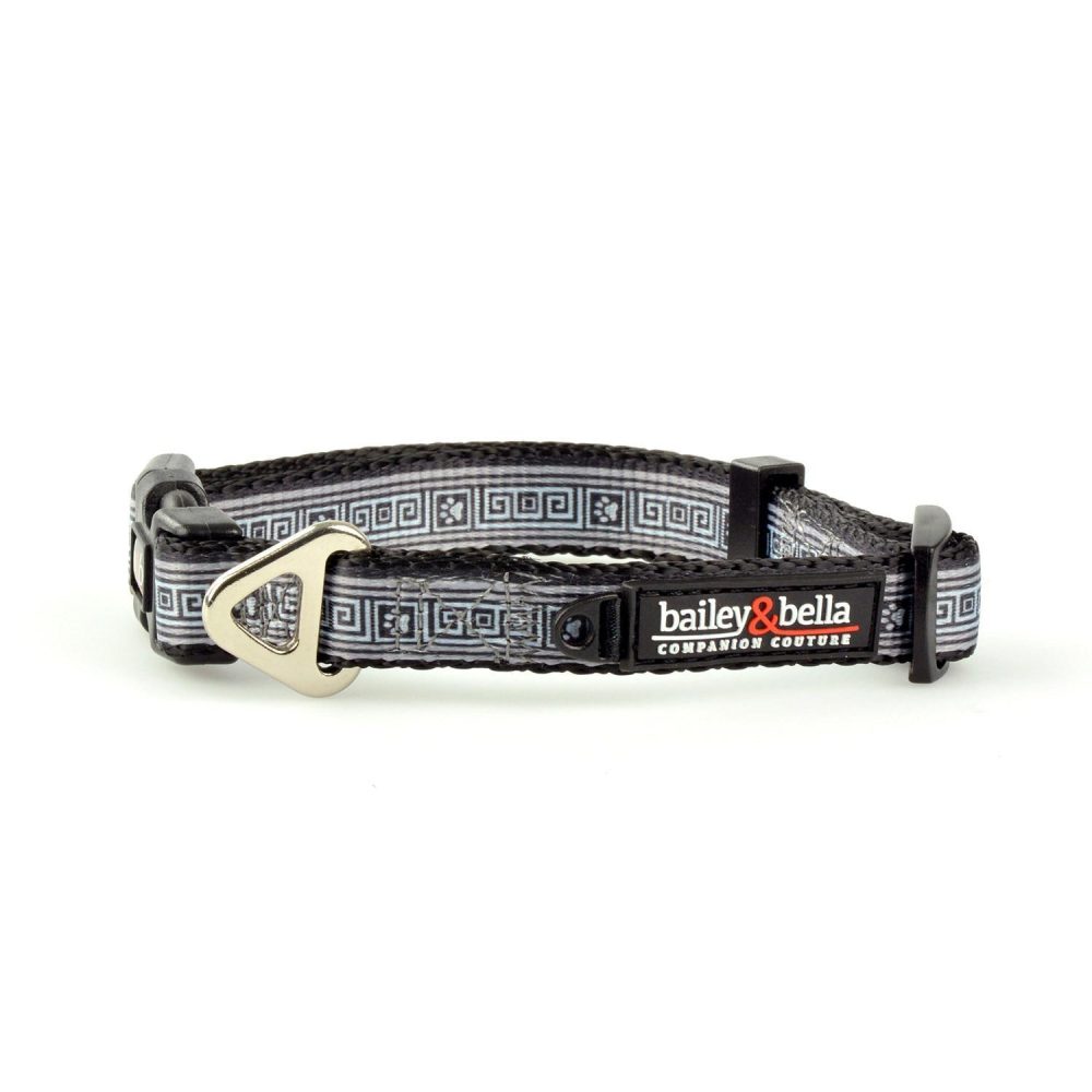 Adjustable Grey Squares Dog Collar | Collars, Leashes & Harnesses Collars, Leashes & Harnesses Collars, Leashes & Harnesses