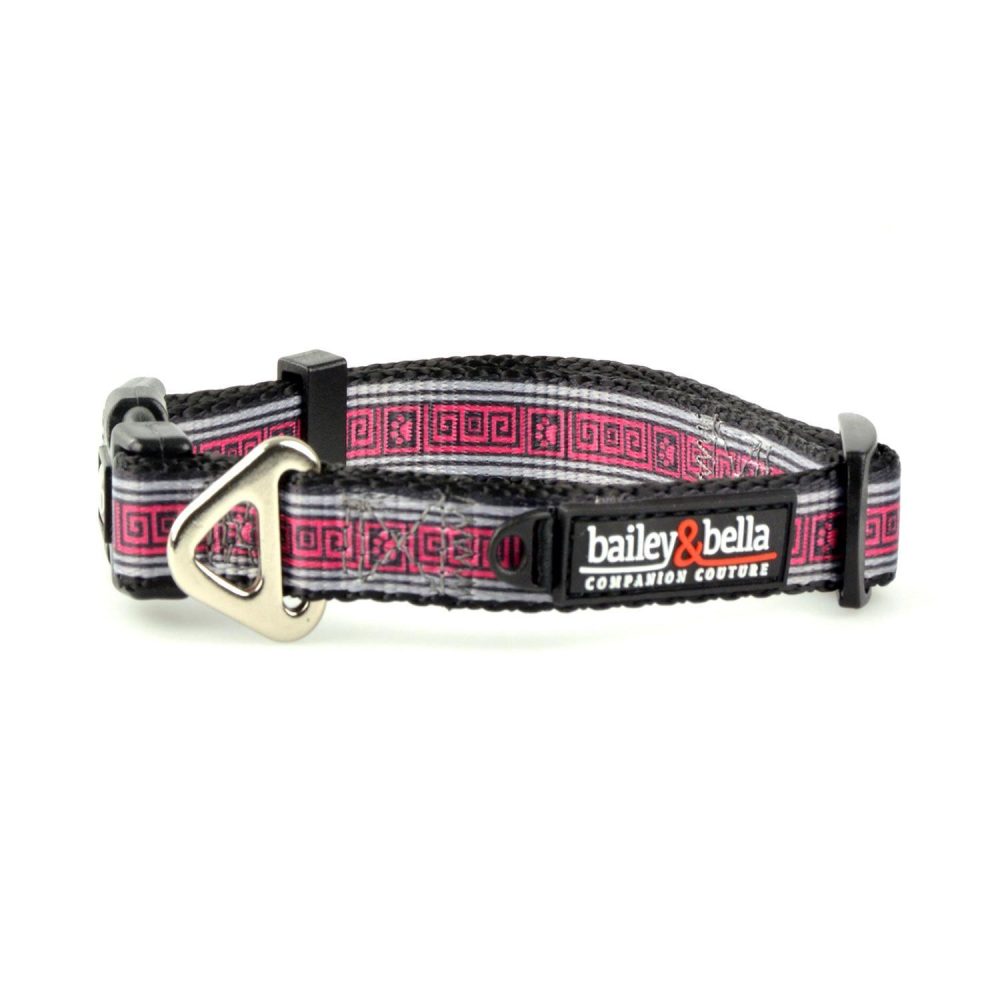 Adjustable Pink Squares Dog Collar | Collars, Leashes & Harnesses Collars, Leashes & Harnesses Collars, Leashes & Harnesses