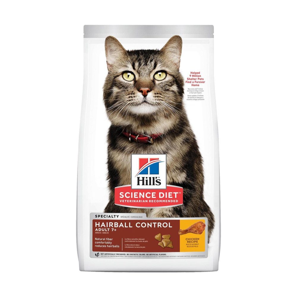 Adult 7+ Hairball Control Chicken Recipe | Dry Food Cat Cat