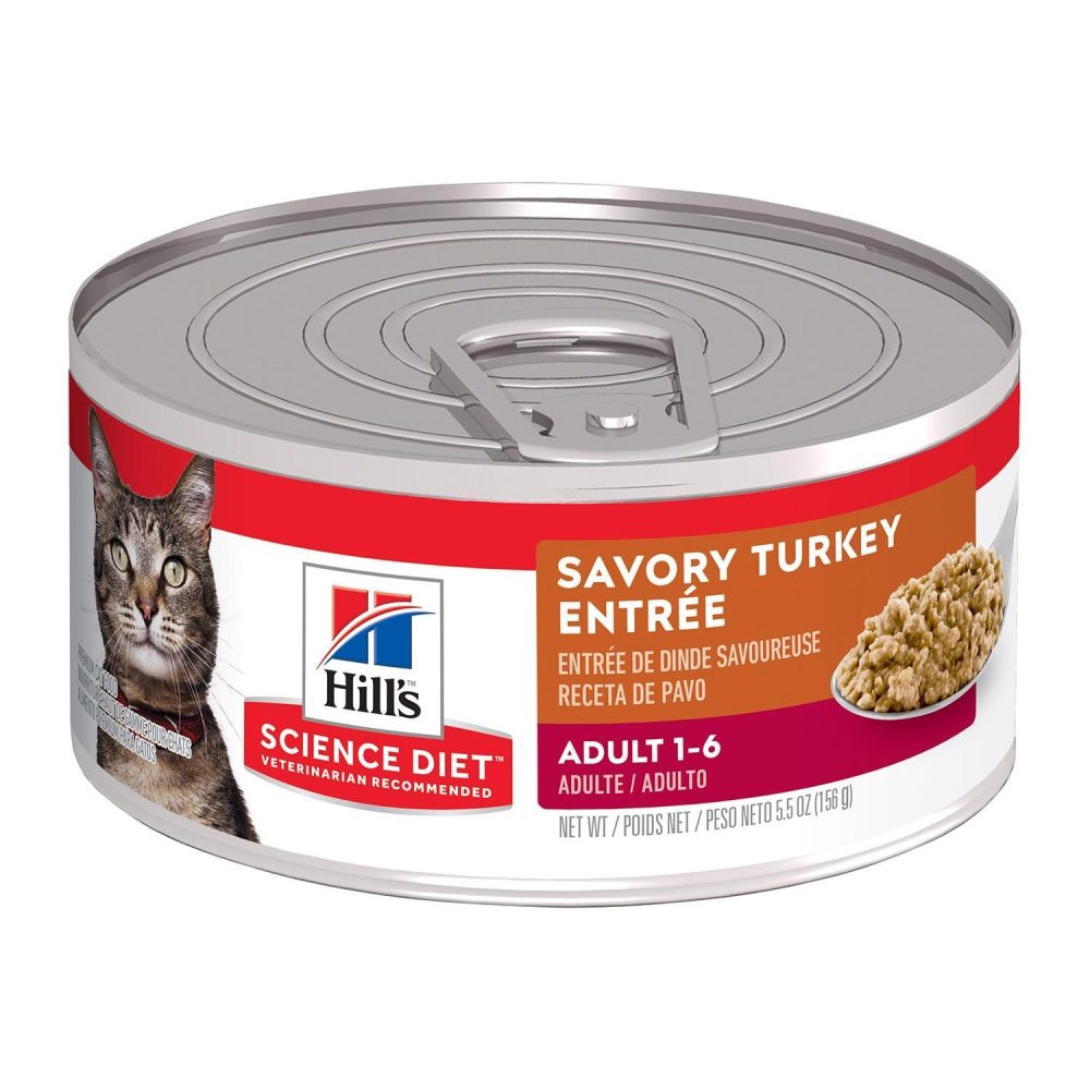 Adult Savory Turkey Entree / 5.5 oz – 24 pk | Wet Food Cat Cat