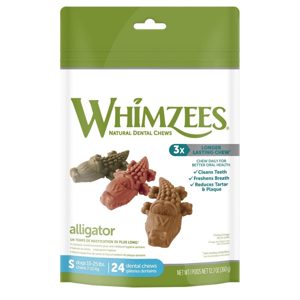 Alligator Dog Chew Small / 24 pack | Dental Chews & Treats Dental Chews & Treats Dental Chews & Treats