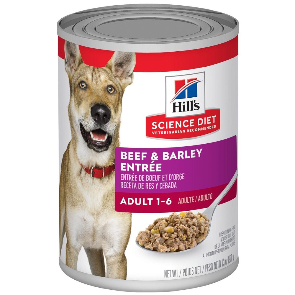 Beef & Barley Entree Adult Dog Food / 13 oz – 12 pk | Wet Food Dog Dog