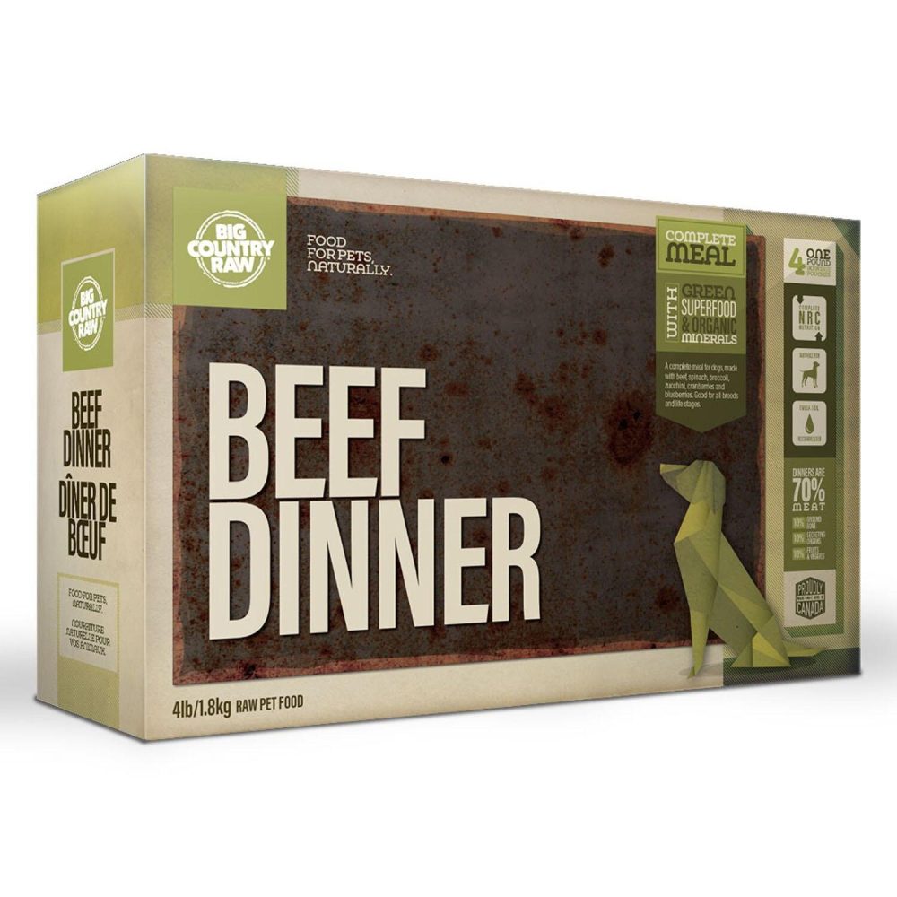 Beef Dinner Carton Dog Food | Raw Food Dog Dog