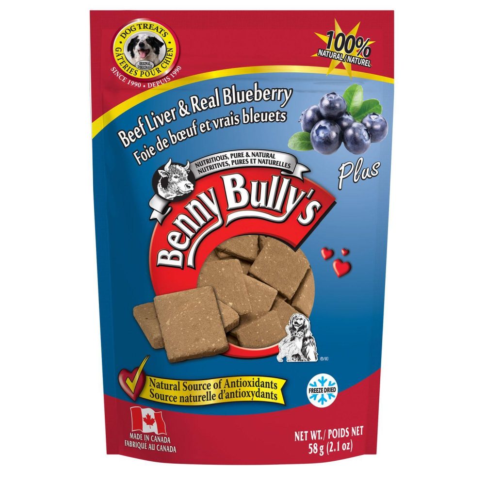 Beef Liver & Blueberry Dog Treats | Freeze Dried & Dehydrated Treats Dog Dog