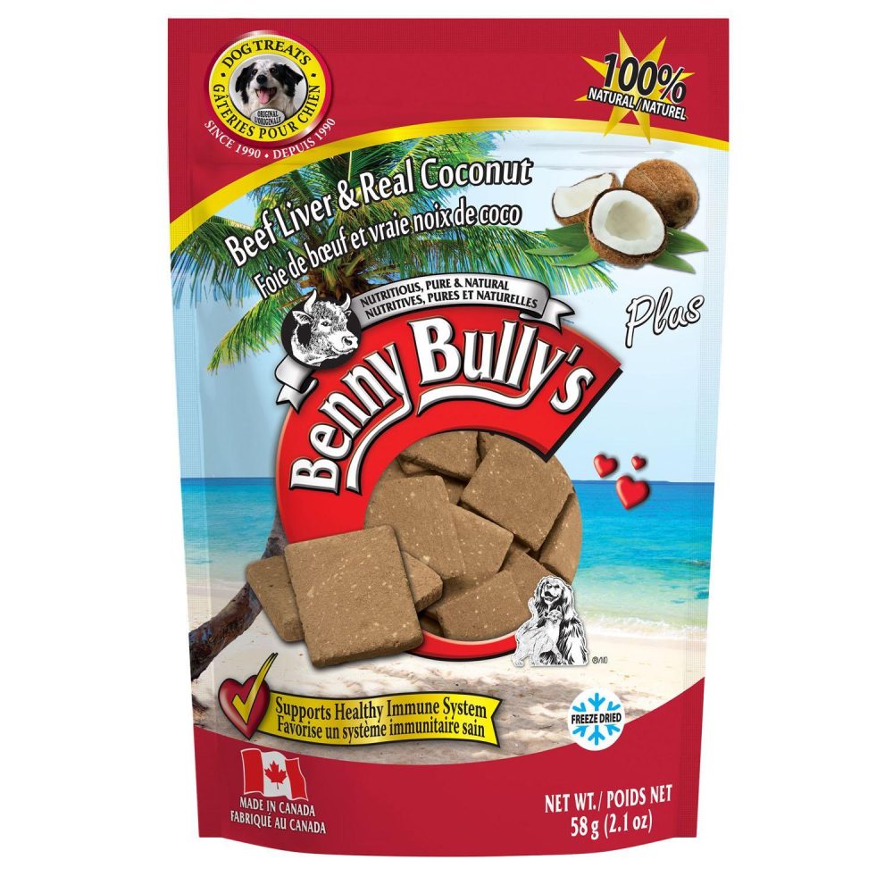 Beef Liver & Coconut Dog Treats | Freeze Dried & Dehydrated Treats Dog Dog