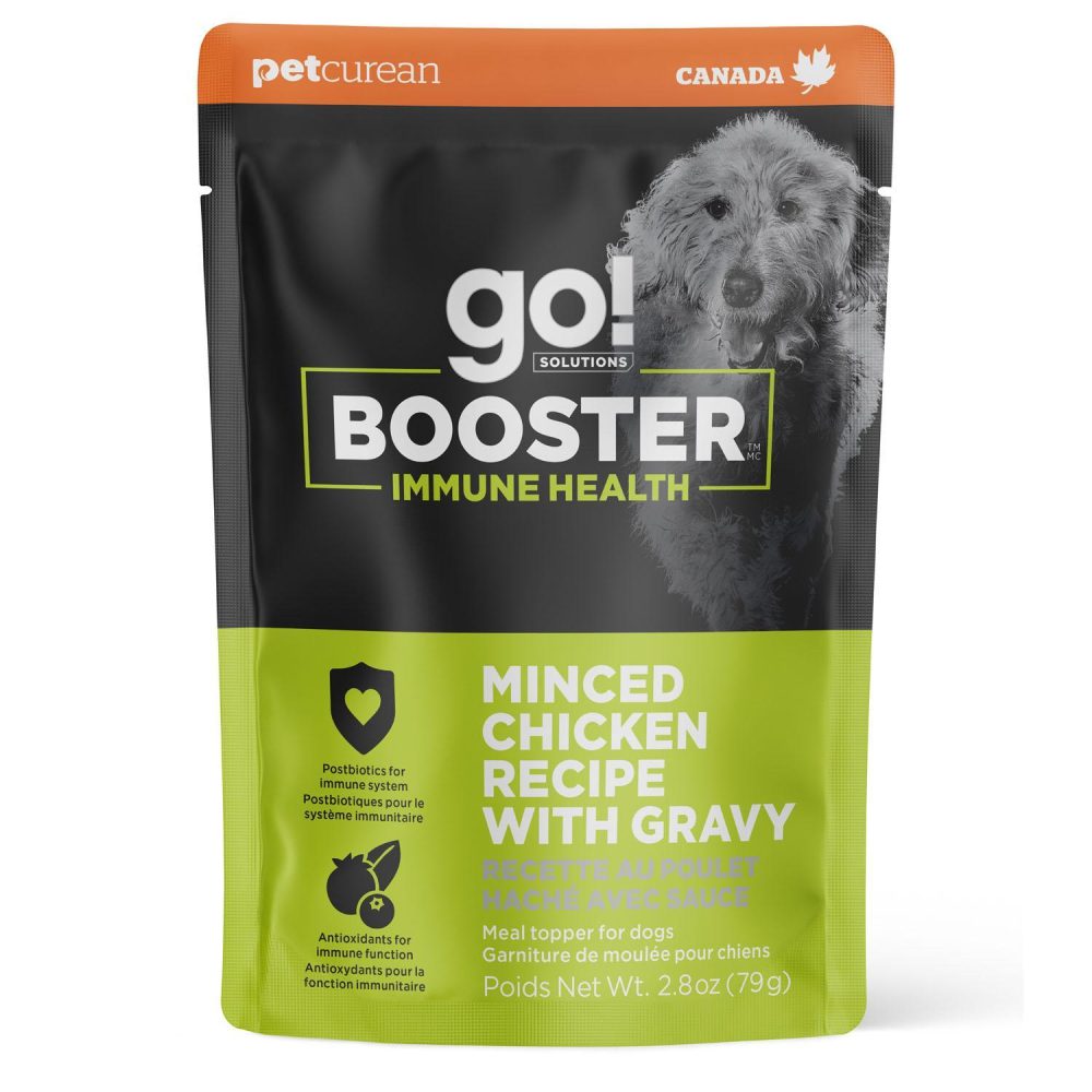 Booster Immune Health Minced Chicken Recipe Dog Food / 2.8 oz – 24 pk | Wet Food Dog Dog