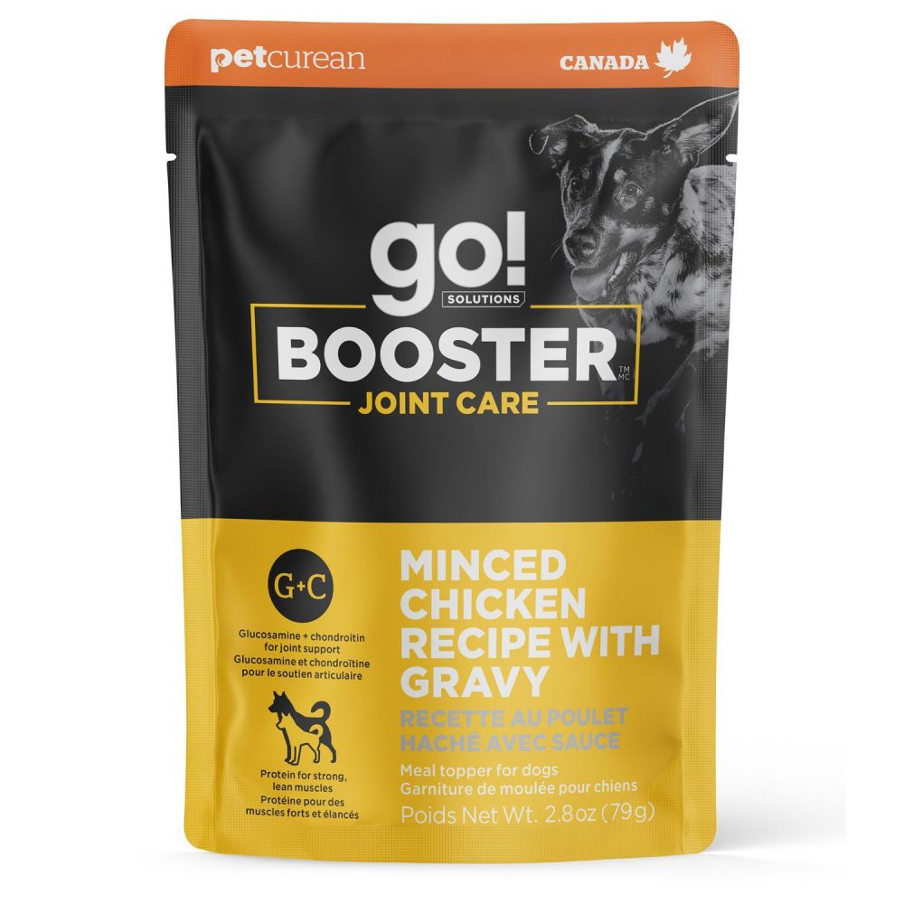 Booster Joint Care Minced Chicken Recipe With Gravy Dog Food / 2.8 oz – 24 pk | Wet Food Dog Dog