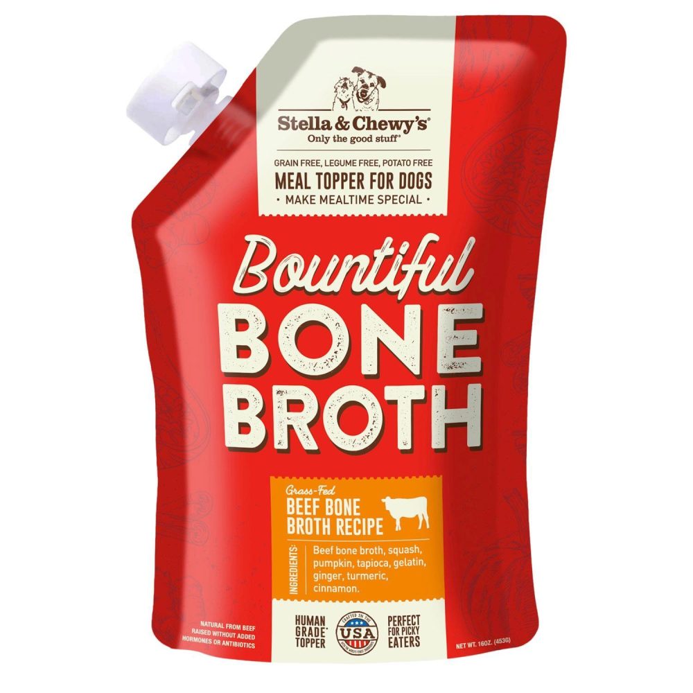 Bountiful Bone Broth Grass Fed Beef Bone Broth Recipe Dog Food | Wet Food Broths & Food Toppers Broths & Food Toppers