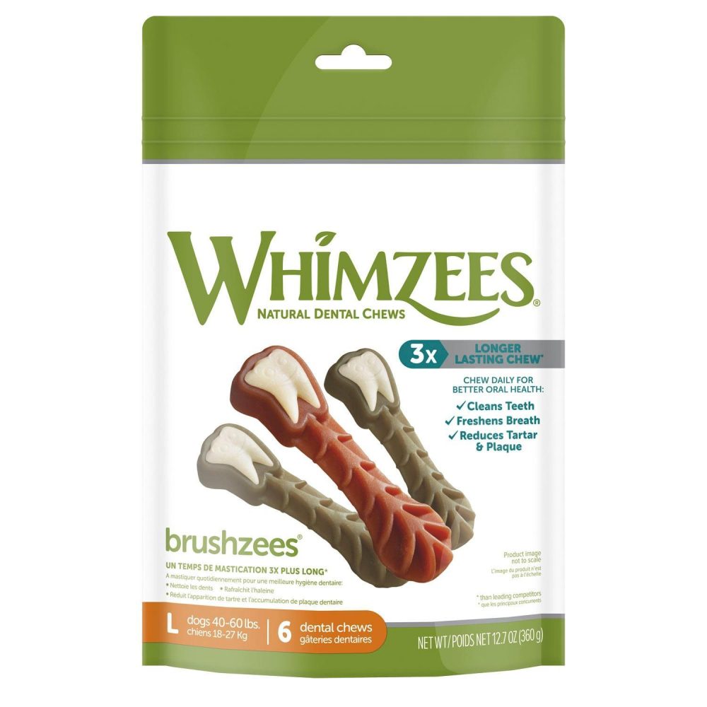 Brushzees Dog Chew Large / 6 pack | Dental Chews & Treats Dental Chews & Treats Dental Chews & Treats