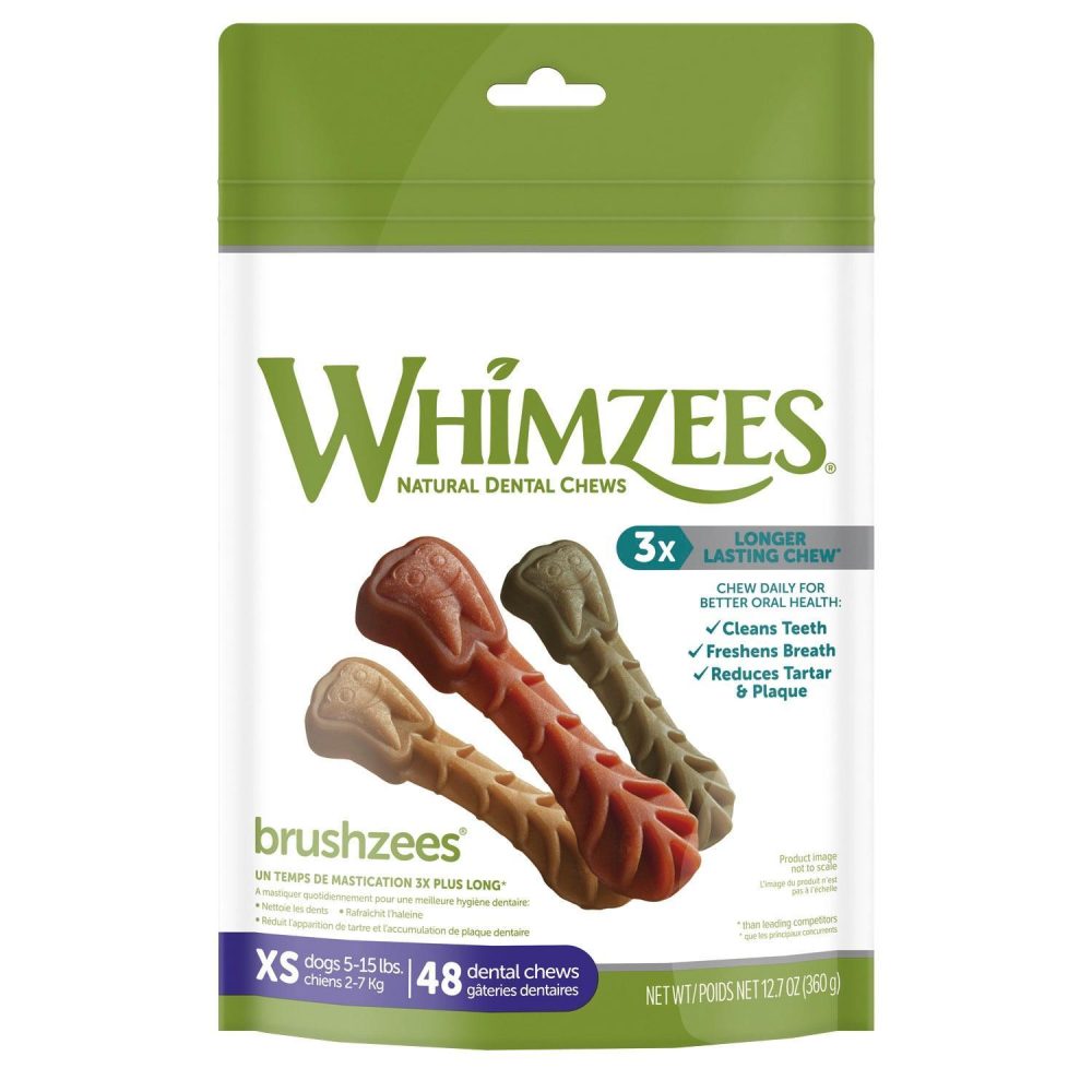 Brushzees Dog Chews X-Small / 48 pack | Dental Chews & Treats Dental Chews & Treats Dental Chews & Treats