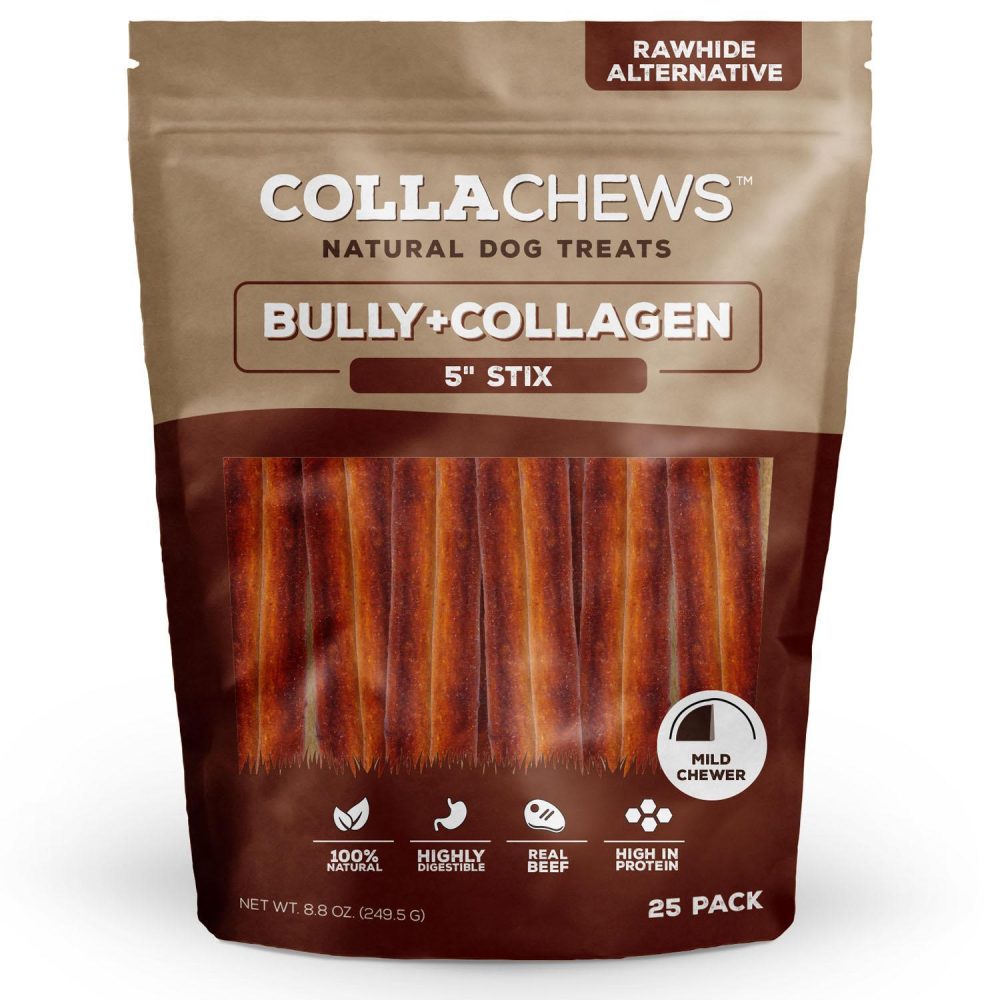 Bully Collagen 5in Sticks Dog Treats | Bones & Chews Bones & Chews Bones & Chews