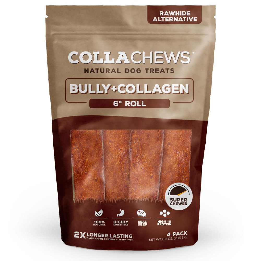 Bully Collagen 6in Rolls Dog Treats | Bones & Chews Bones & Chews Bones & Chews