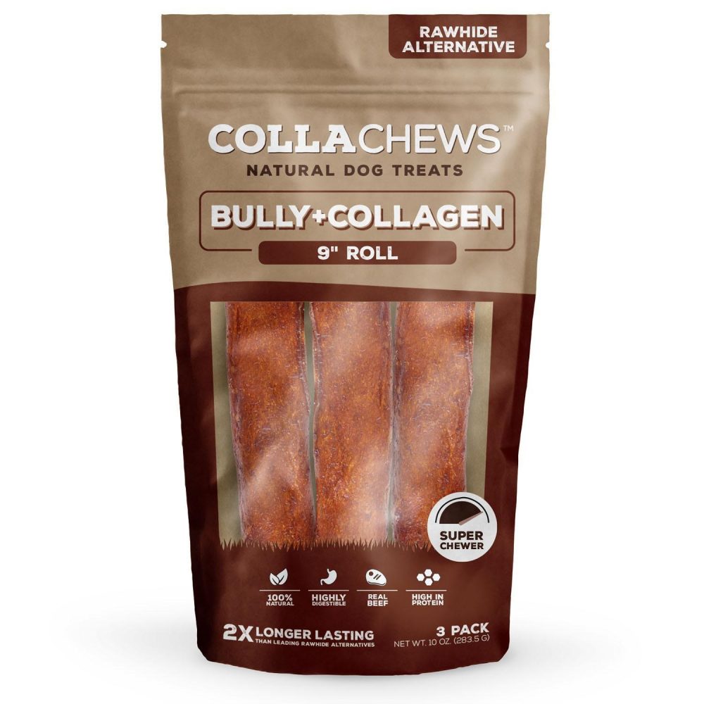 Bully Collagen 9in Rolls Dog Treats | Bones & Chews Bones & Chews Bones & Chews