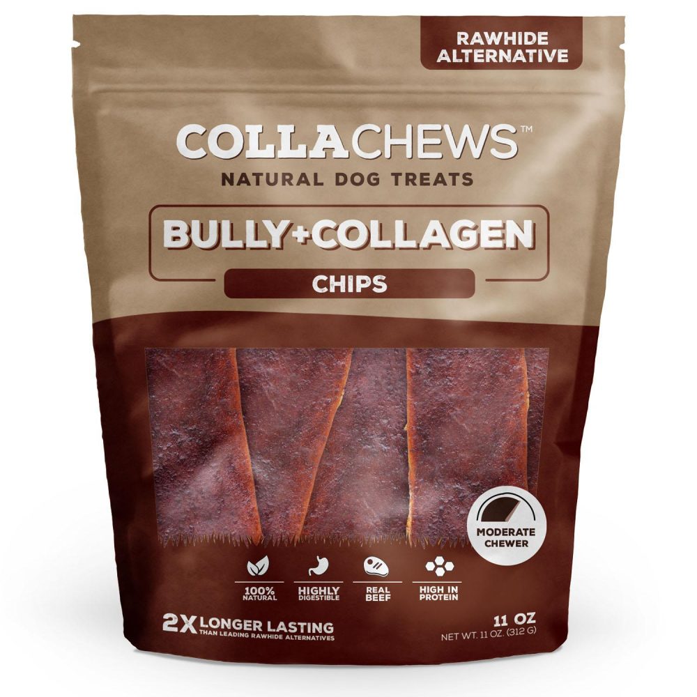 Bully Collagen Chips Dog Treats | Bones & Chews Bones & Chews Bones & Chews