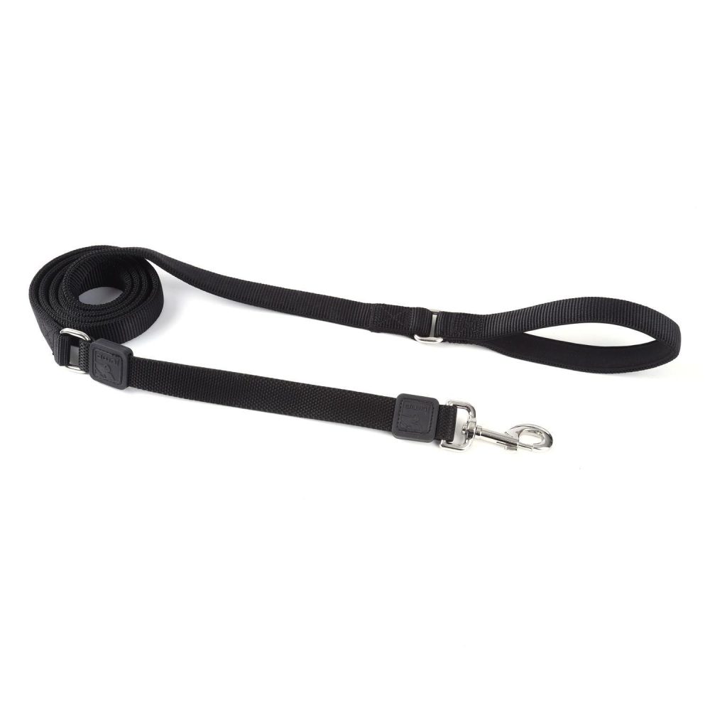 Bungee 1in Black Dog Leash | Collars, Leashes & Harnesses Collars, Leashes & Harnesses Collars, Leashes & Harnesses