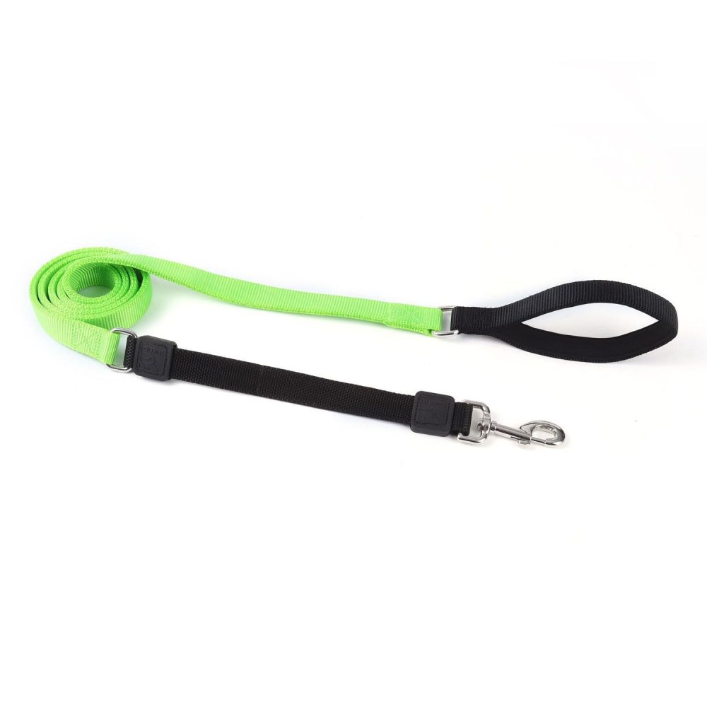 Bungee 1in Lime Green Dog Leash | Collars, Leashes & Harnesses Collars, Leashes & Harnesses Collars, Leashes & Harnesses