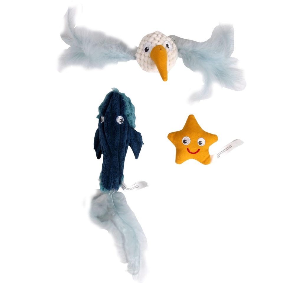 By The Sea Whale, Seagull & Star Cat Toy | Toys Cat Cat