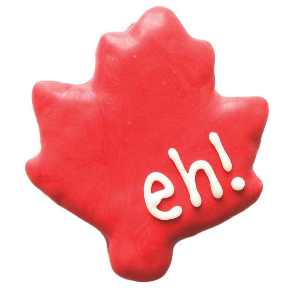 Canada Day eh! Leaf Dog Cookie | Bakery & Biscuits Bakery & Biscuits Bakery & Biscuits