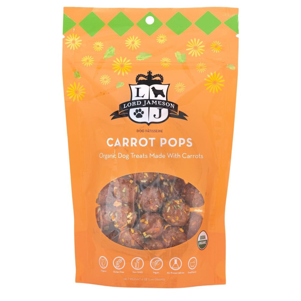 Carrot Pops Organic Dog Treats | Training Treats Dog Dog