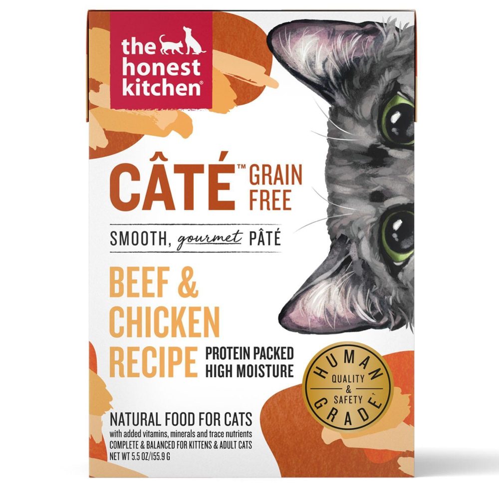 Cate Beef & Chicken Pate Recipe Cat Food / 5.5 oz – 12 pk | Wet Food Cat Cat