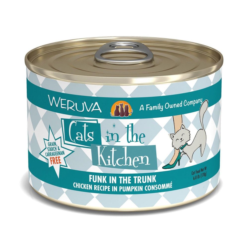 Cats in the Kitchen Funk in the Trunk Chicken Recipe in Pumpkin Consomme Cat Food | Wet Food Cat Cat