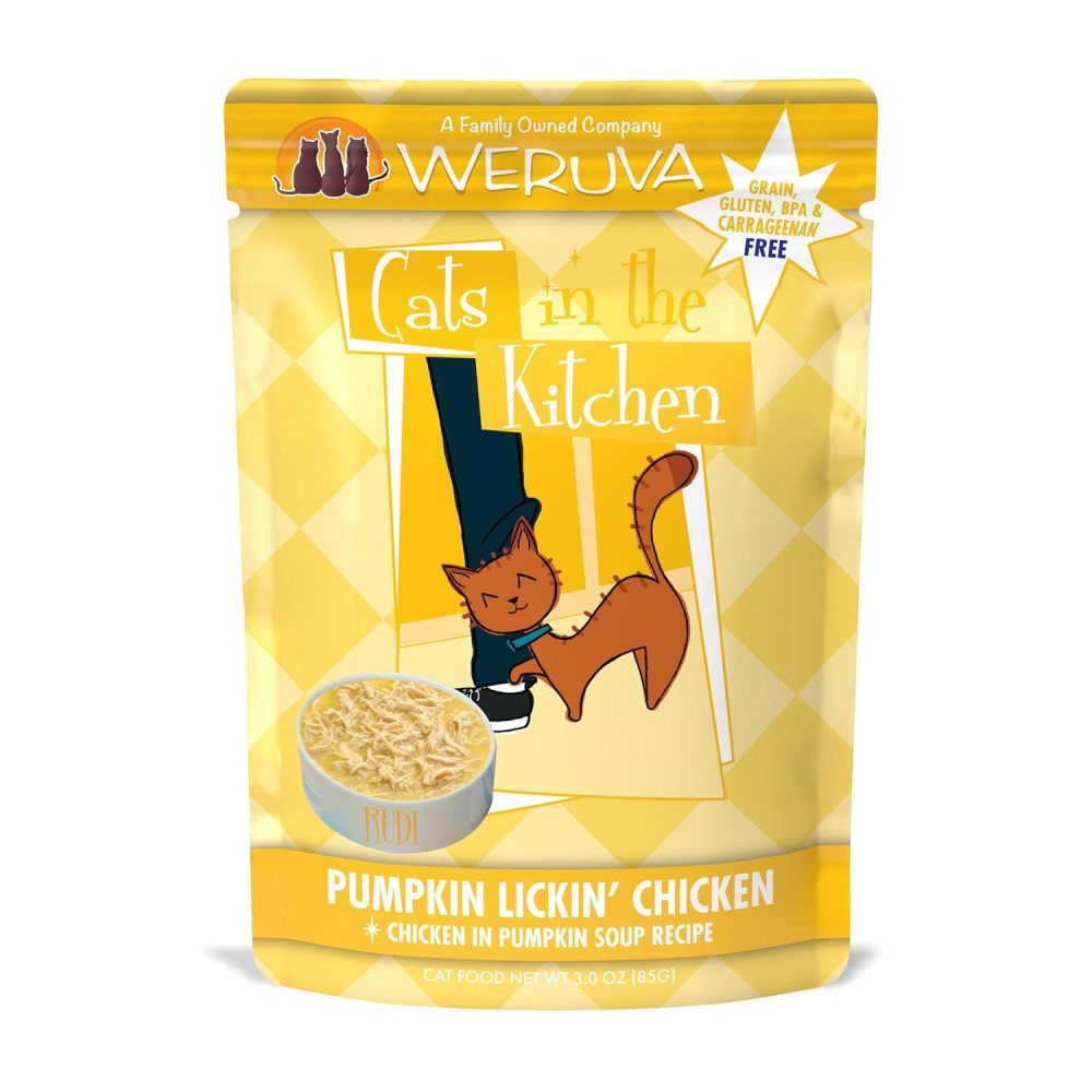 Cats in the Kitchen Pumpkin Lickin’ Chicken Pumpkin Soup Recipe Cat Food / 3 oz – 12 pk | Wet Food Cat Cat