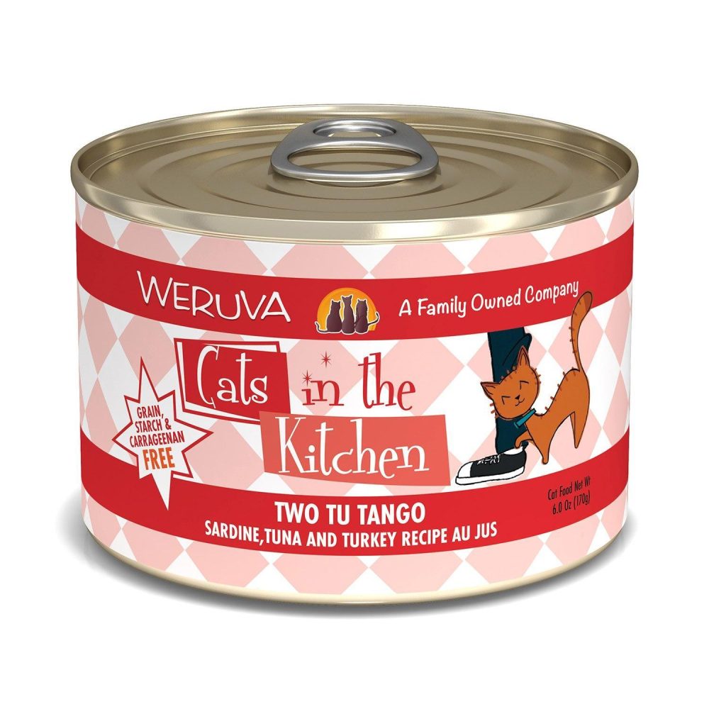 Cats in the Kitchen Two Tu Tango Sardine, Tuna & Turkey Recipe Cat Food | Wet Food Cat Cat