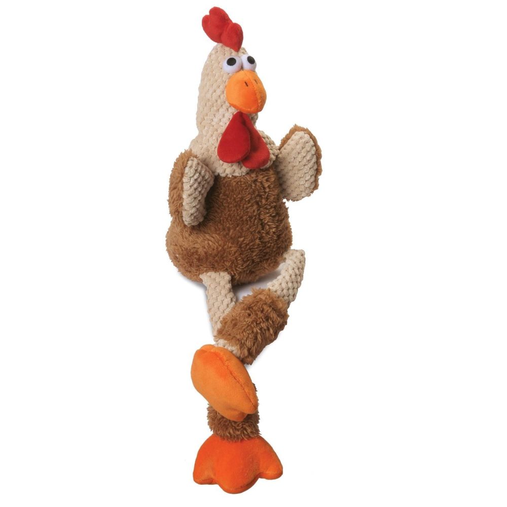 Checkers Brown Skinny Rooster Dog Toy | Toys Dog Dog