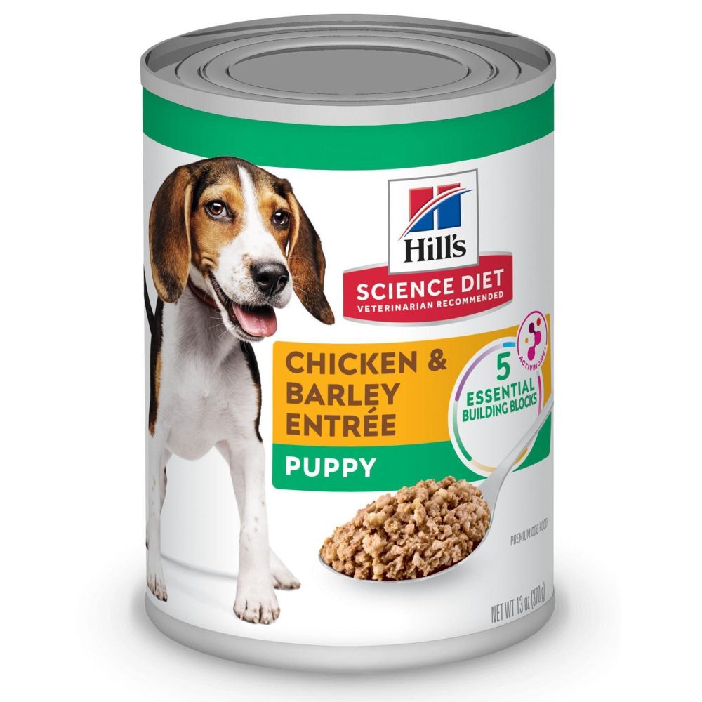 Chicken & Barley Entree Puppy Dog Food / 13 oz – 12 pk | Wet Food Dog Dog