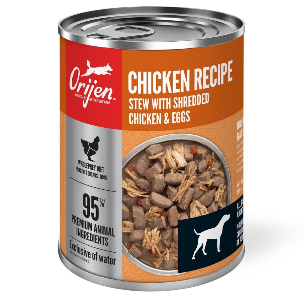 Chicken Recipe with Shredded Chicken & Eggs Dog Food / 12.8 oz – 12 pk | Wet Food Dog Dog