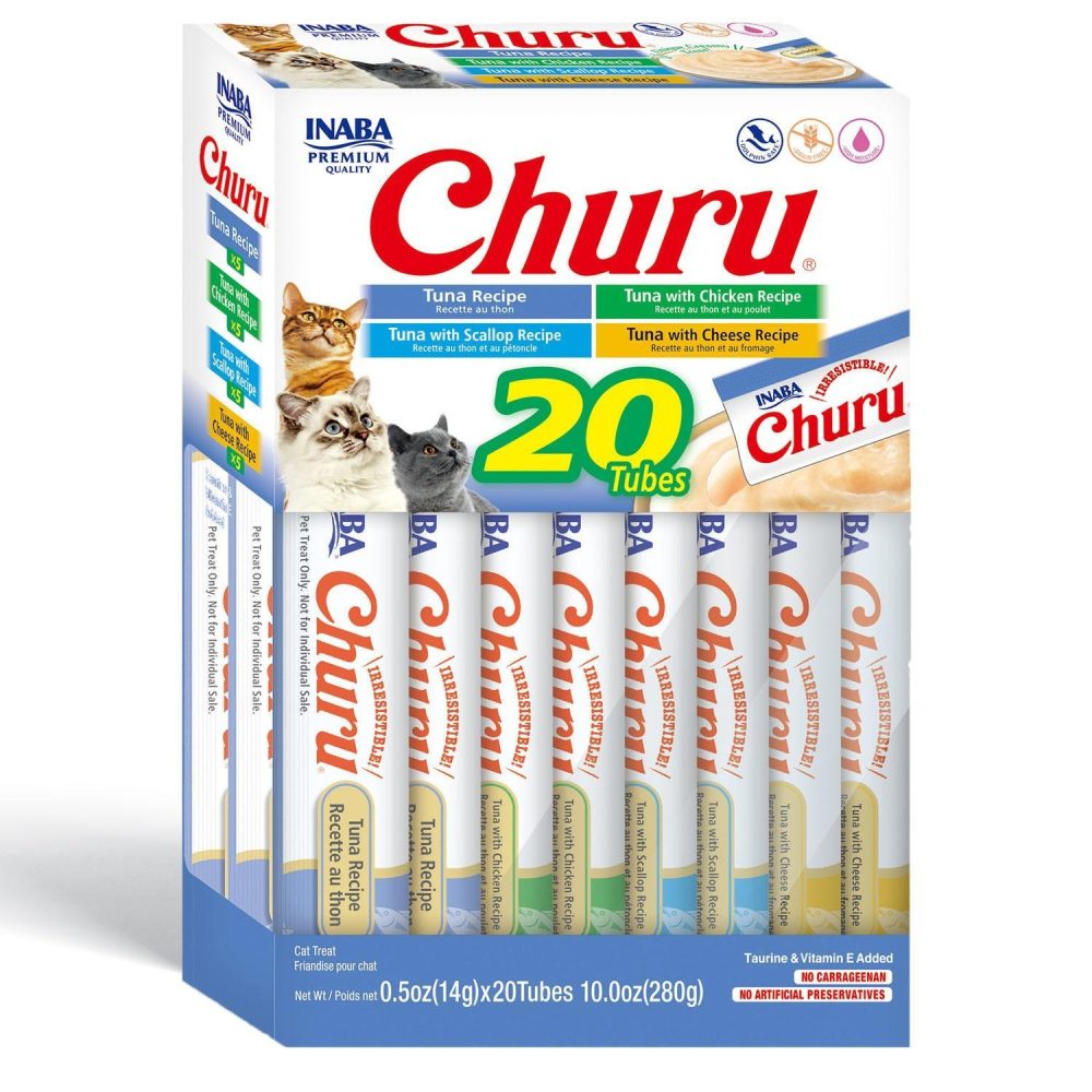 Churu Tuna Variety Box Cat Treats | Broths & Food Toppers Broths & Food Toppers Broths & Food Toppers