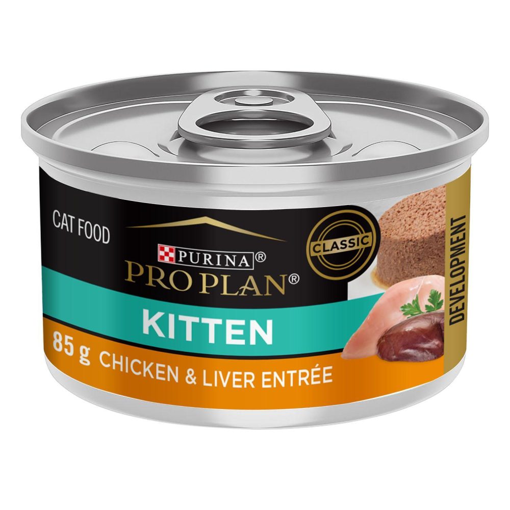 Classic Development Chicken & Liver Entree Kitten Cat Food / 3 oz – 24 pk | Wet Food Cat Cat