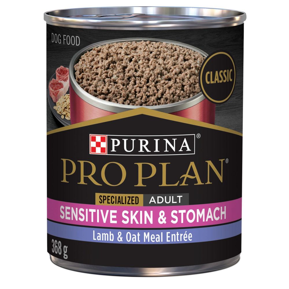 Classic Sensitive Skin & Stomach Lamb & Oat Meal Entree Adult Dog Food / 13 oz – 12 pk | Wet Food Dog Dog