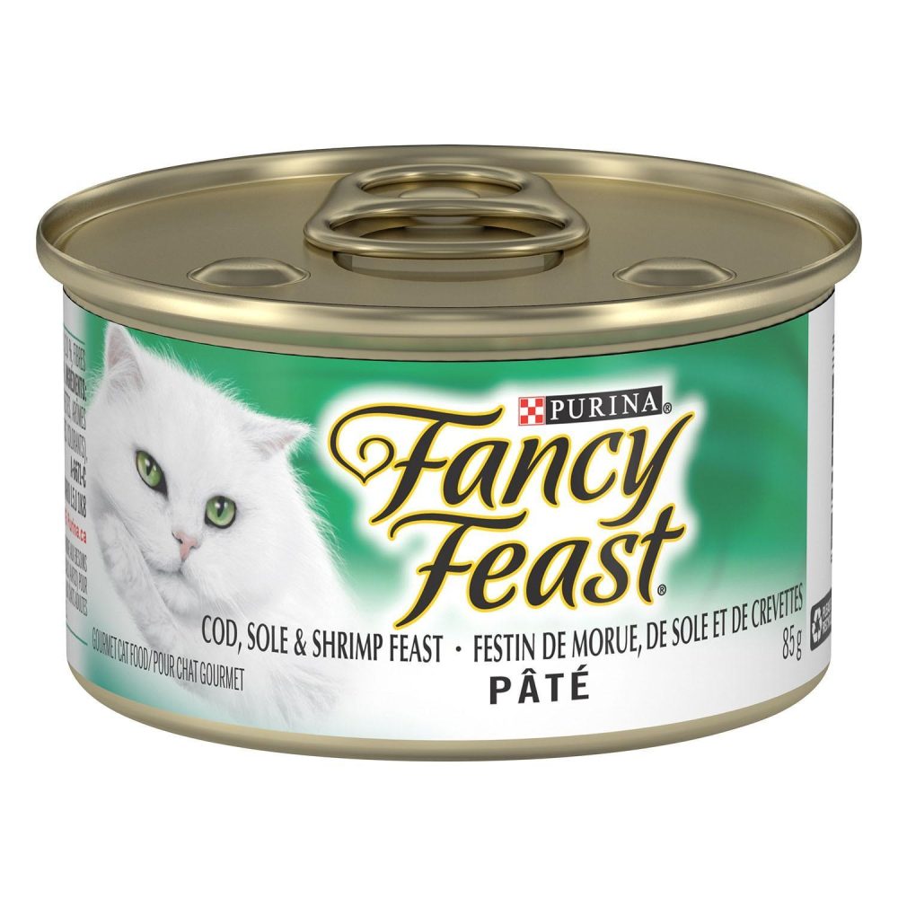 Cod, Sole & Shrimp Feast Pate Cat Food / 3 oz – 24 pk | Wet Food Cat Cat