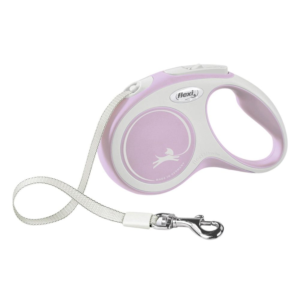 Comfort Tape Leash 16ft Pink | Collars, Leashes & Harnesses Collars, Leashes & Harnesses Collars, Leashes & Harnesses