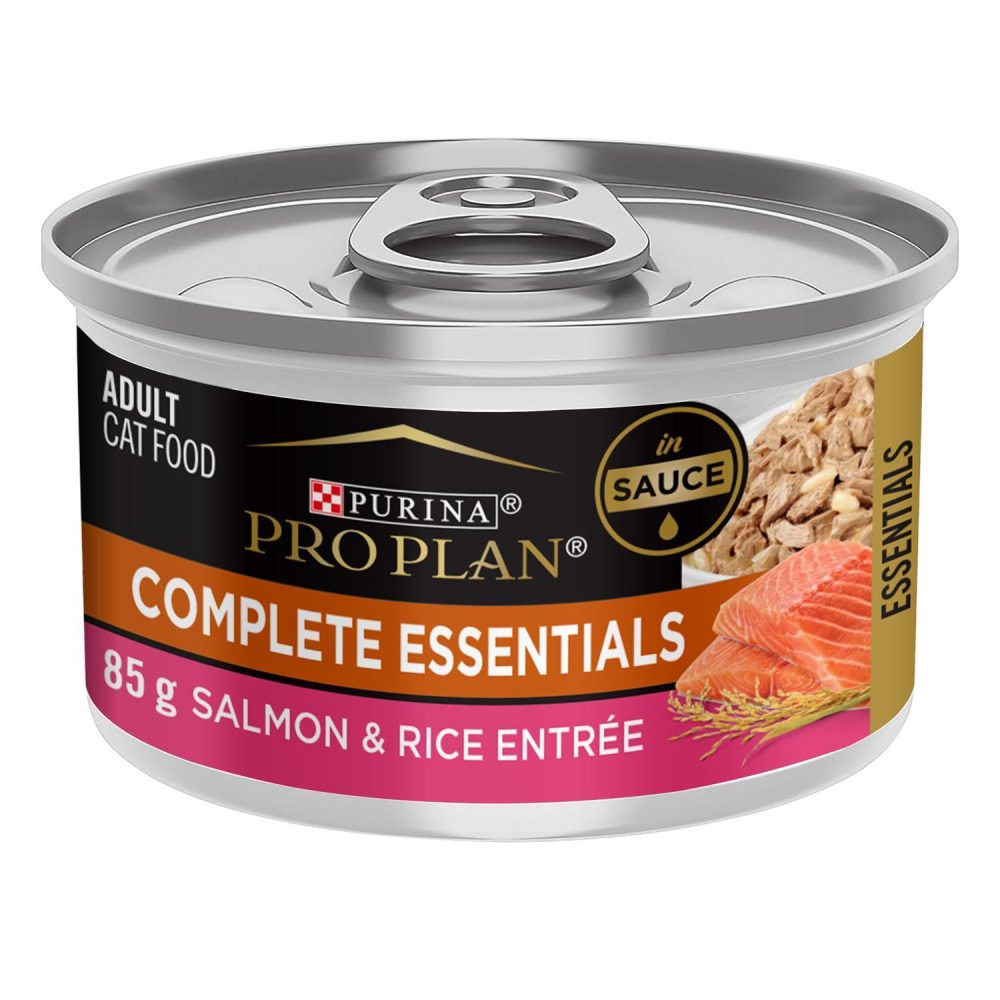 Complete Essentials Salmon & Rice Entree Adult Cat Food / 3 oz – 24 pk | Wet Food Cat Cat