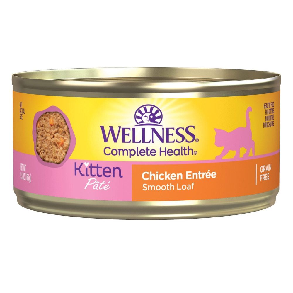 Complete Health Chicken Entree Pate Kitten Cat Food / 5.5 oz – 24 pk | Wet Food Cat Cat