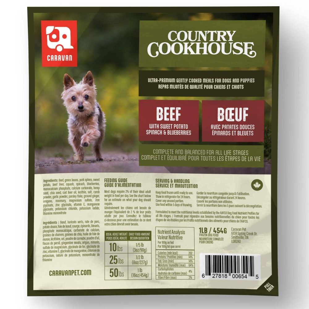 Country Cookhouse Beef Dog Food | Gently Cooked Food Dog Dog