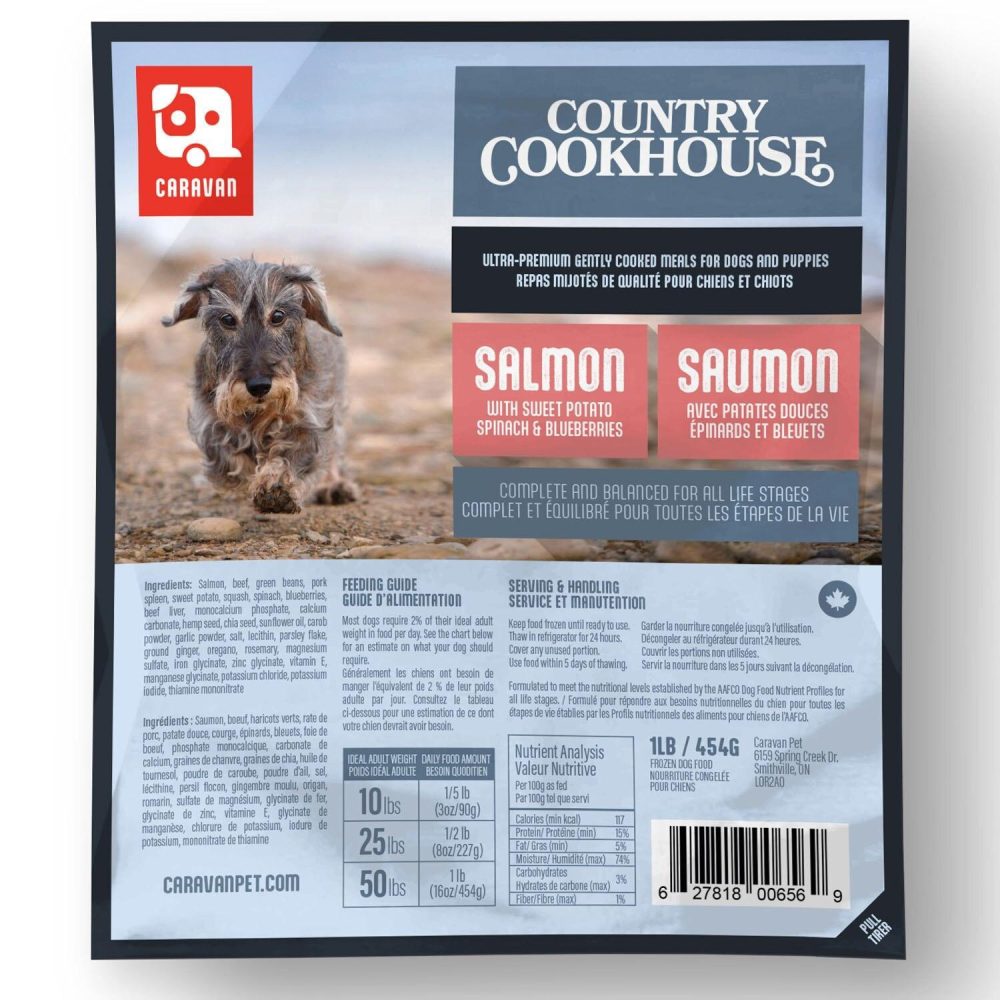 Country Cookhouse Salmon Dog Food | Gently Cooked Food Dog Dog