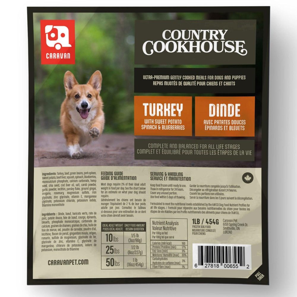 Country Cookhouse Turkey Dog Food | Gently Cooked Food Dog Dog