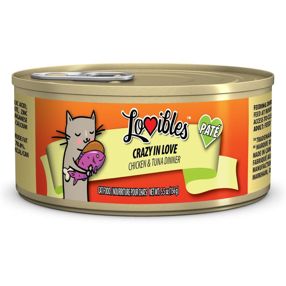 Crazy In Love Chicken & Tuna Dinner Cat Food / 5.5 oz – 24 pk | Wet Food Cat Cat