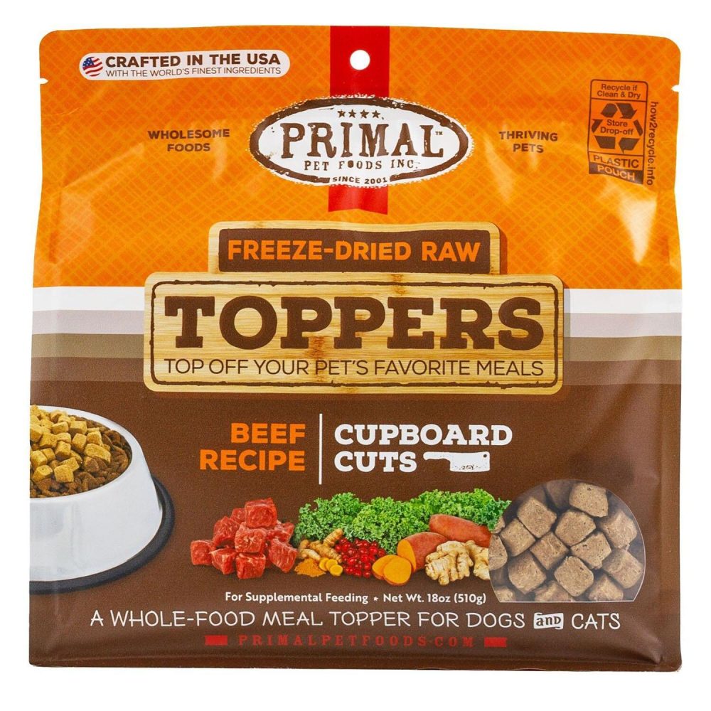 Cupboard Cuts Freeze-Dried Raw Toppers Beef Recipe Dog & Cat Food | Broths & Food Toppers Broths & Food Toppers Broths & Food Toppers