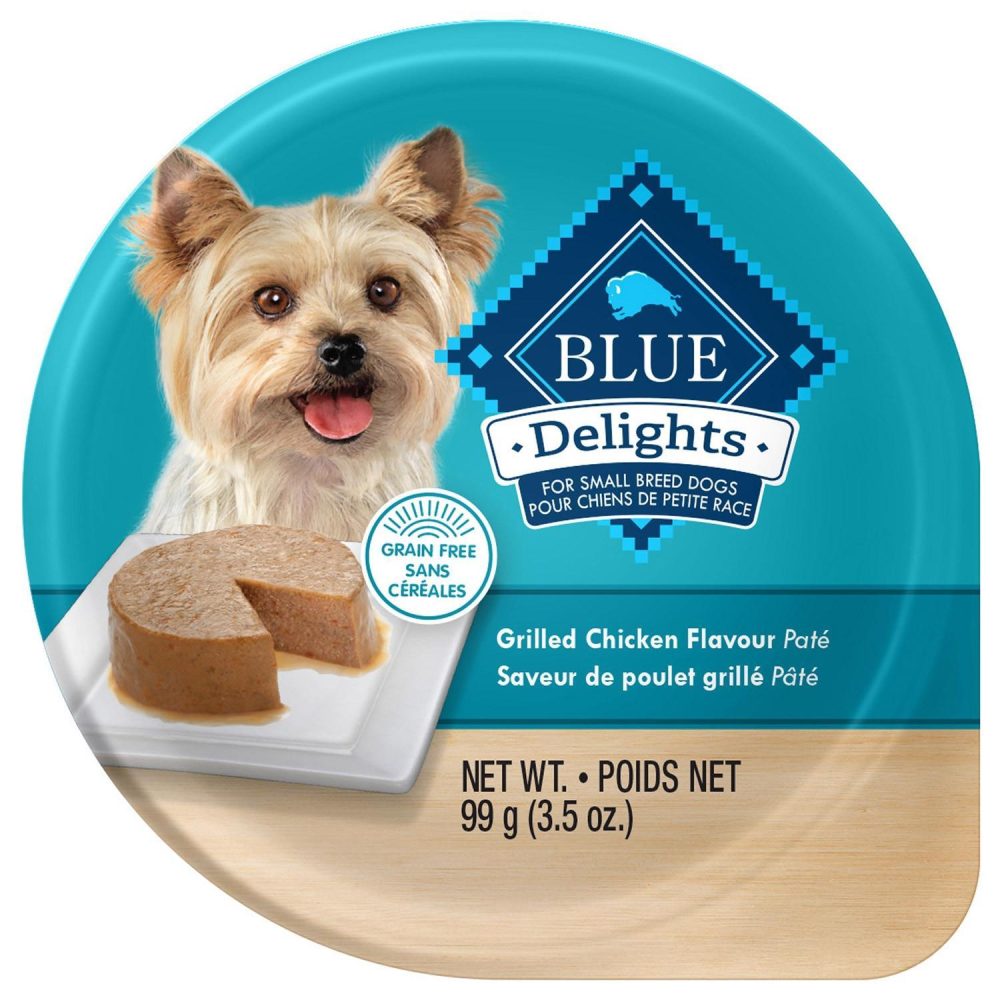 Delights Grilled Chicken Flavour Pate Small Breed Adult Dog Food / 3.5 oz – 12 pk | Wet Food Dog Dog