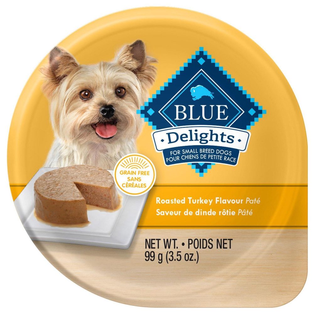 Delights Roasted Turkey Flavour Pate Small Breed Adult Dog Food / 3.5 oz – 12 pk | Wet Food Dog Dog