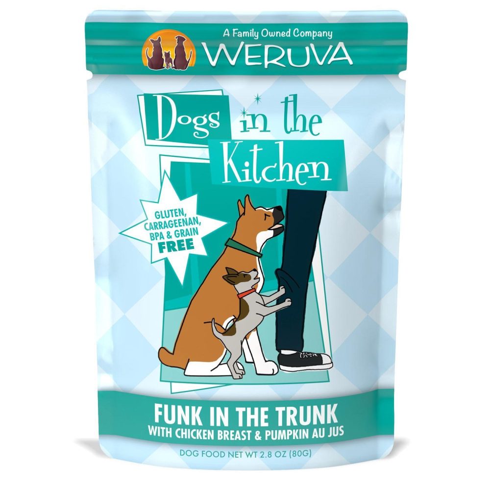 Dogs in the Kitchen Funk in the Trunk with Chicken Breast & Pumpkin Dog Food / 2.8 oz – 12 pk | Wet Food Dog Dog