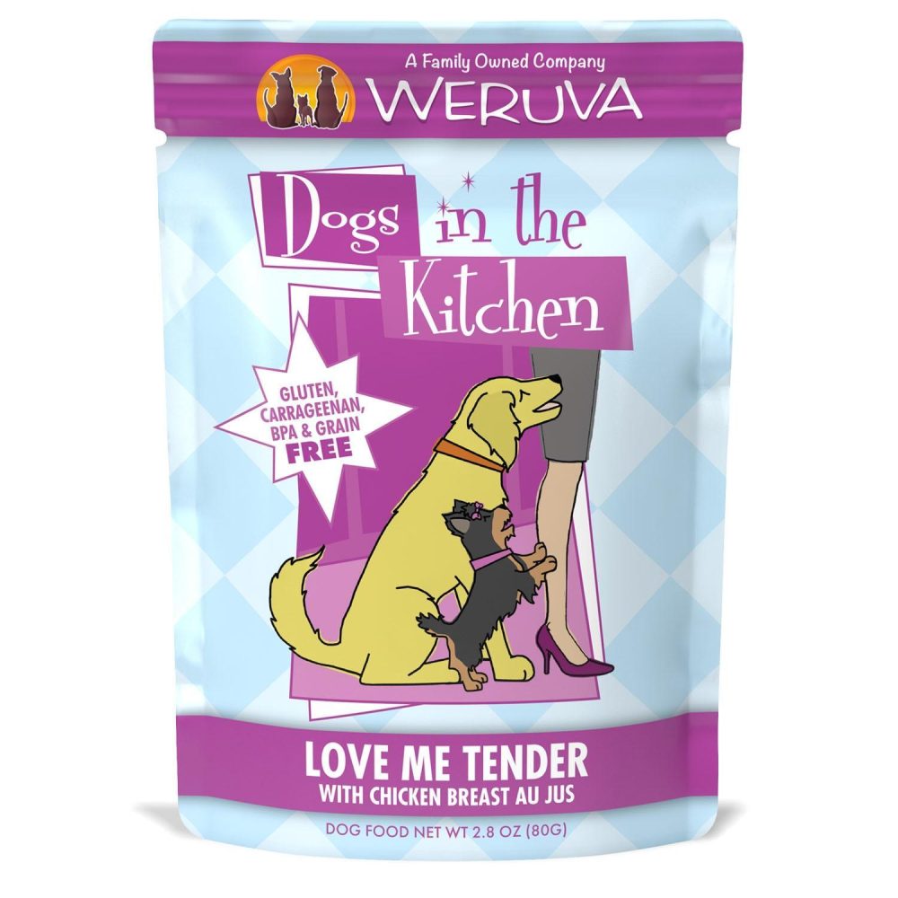 Dogs in the Kitchen Love Me Tender with Chicken Breast Dog Food / 2.8 oz – 12 pk | Wet Food Dog Dog