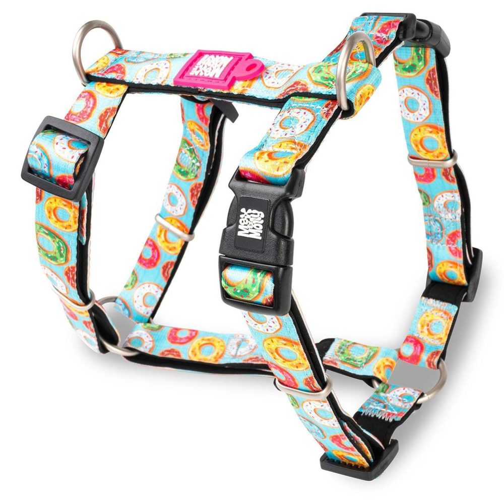 Donuts Dog H-Harness | Collars, Leashes & Harnesses Collars, Leashes & Harnesses Collars, Leashes & Harnesses