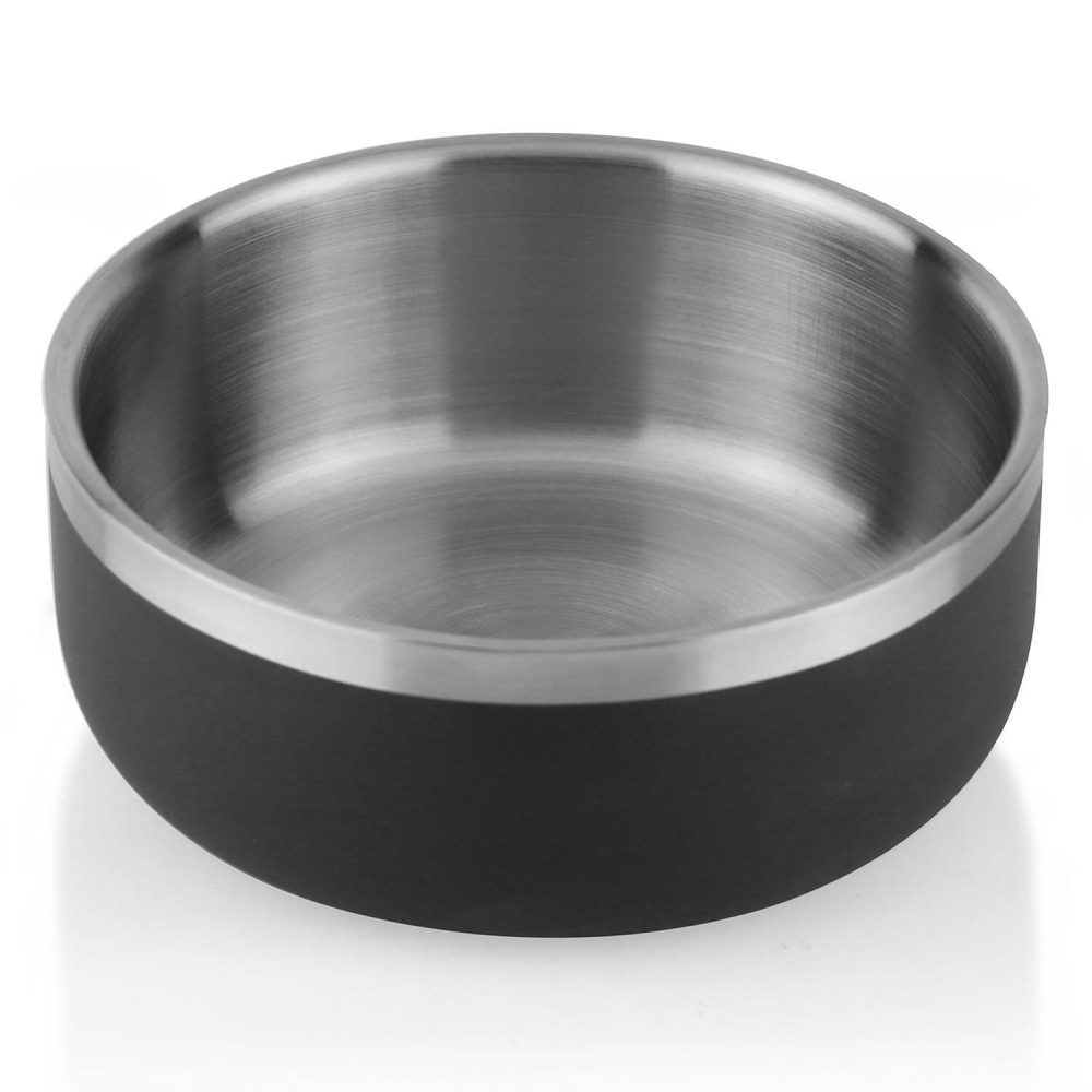 Double Wall Black Bowl | Bowls & Feeding Dog Bowls & Feeding